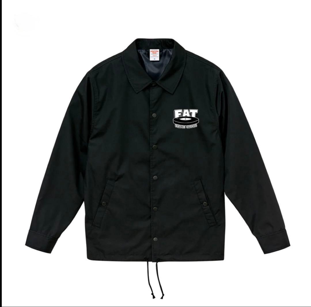 FAT WRECK CHORDS コーチジャケット　ブラック　L 人気サイズ