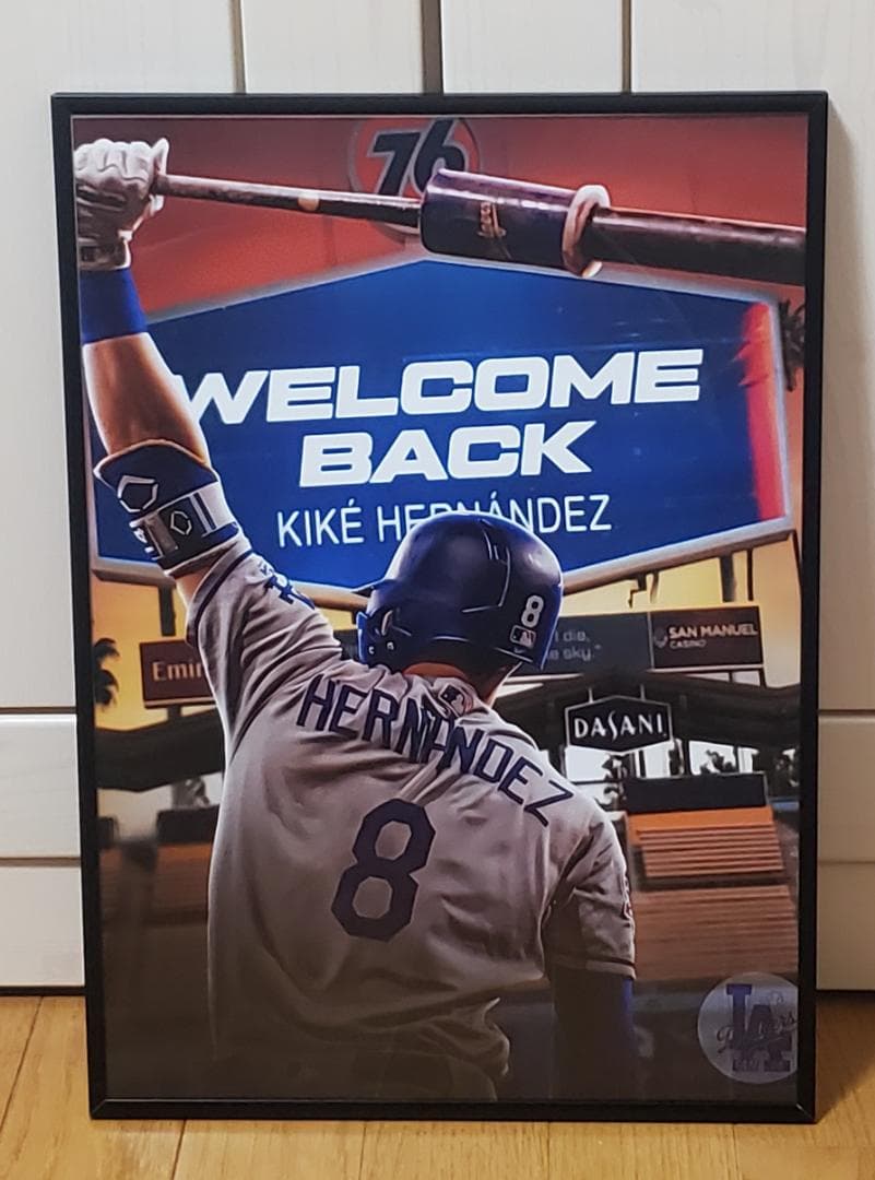 チュルはん ドジャースキケヘルナンデス ！A3フレーム付き&A4セット