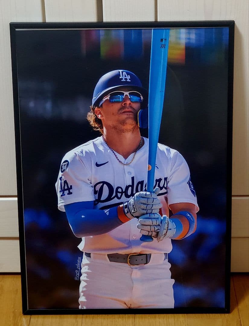 チュルはん ドジャースキケヘルナンデス ！A3フレーム付き&A4セット