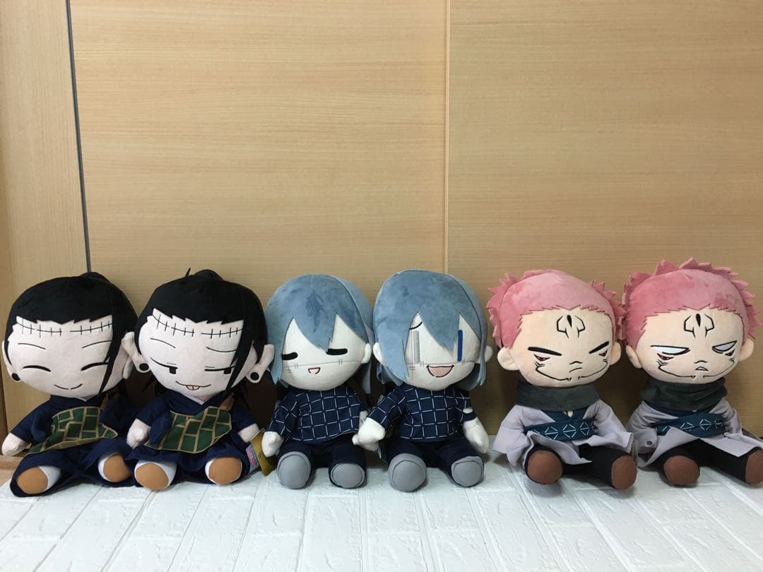 呪術廻戦　BIGぬいぐるみ　bigぬいぐるみ　プライズ　クレーンゲーム　タグ