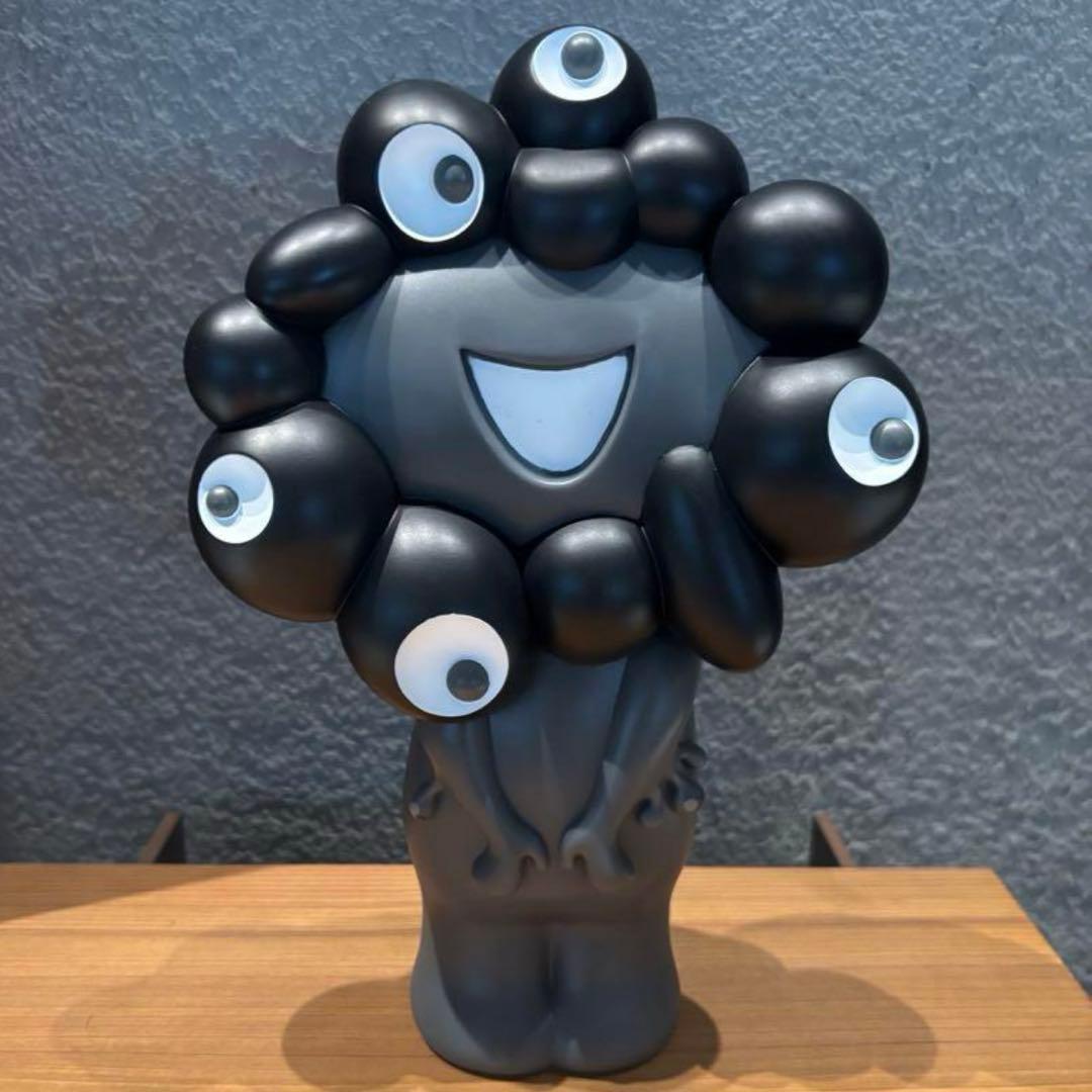 【新品】黒ミャクミャク ソフビ 貯金箱