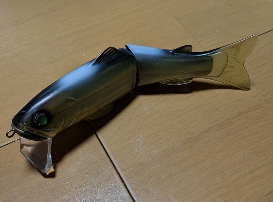 newスライドスイマー　サイレントキラー250改　グリーンシルバーゴールド