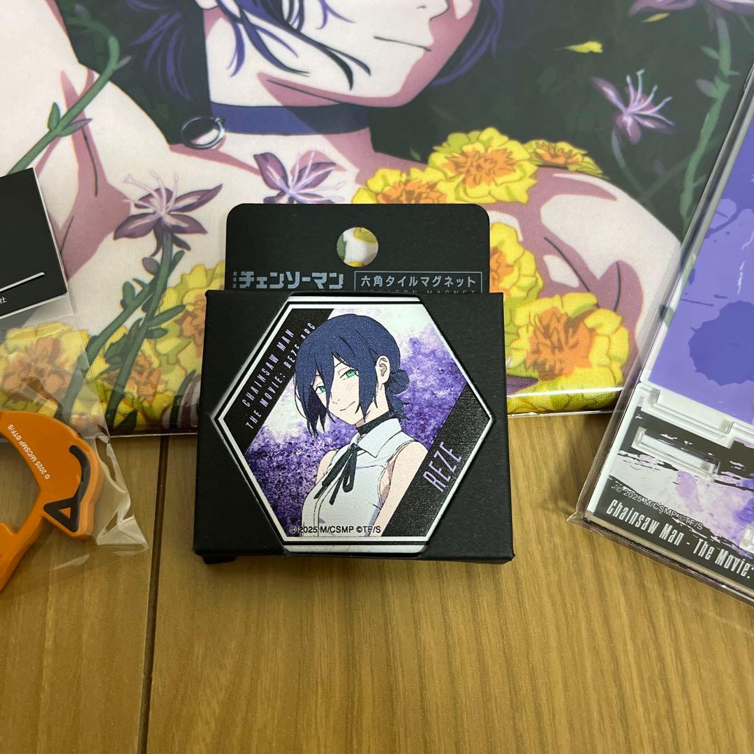 チェンソーマン レゼ篇 フェイスタオル タイルマグネット　アクスタ　カラビナ