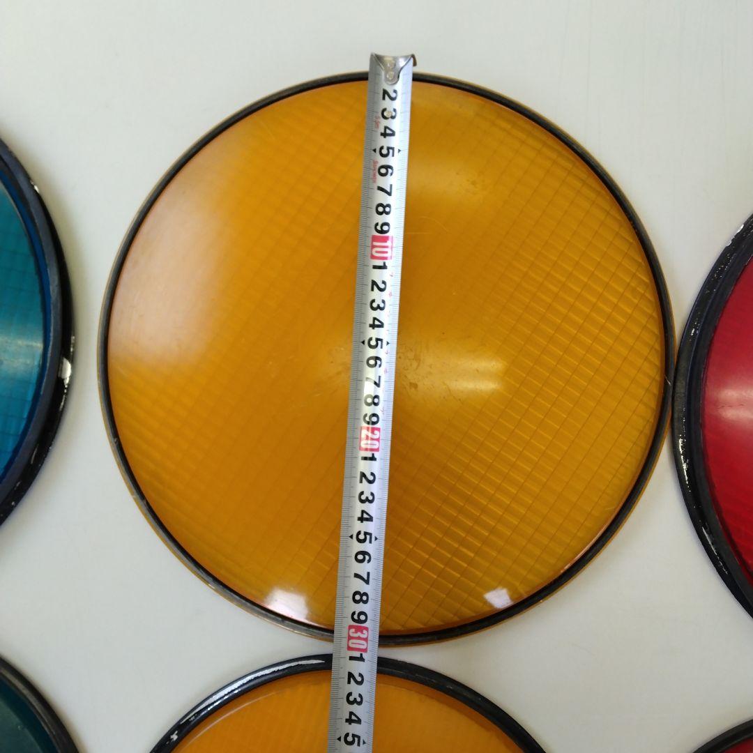 高速道路信号機　通常サイズ信号機　歩行者用信号機　製造プレート付　セット売り