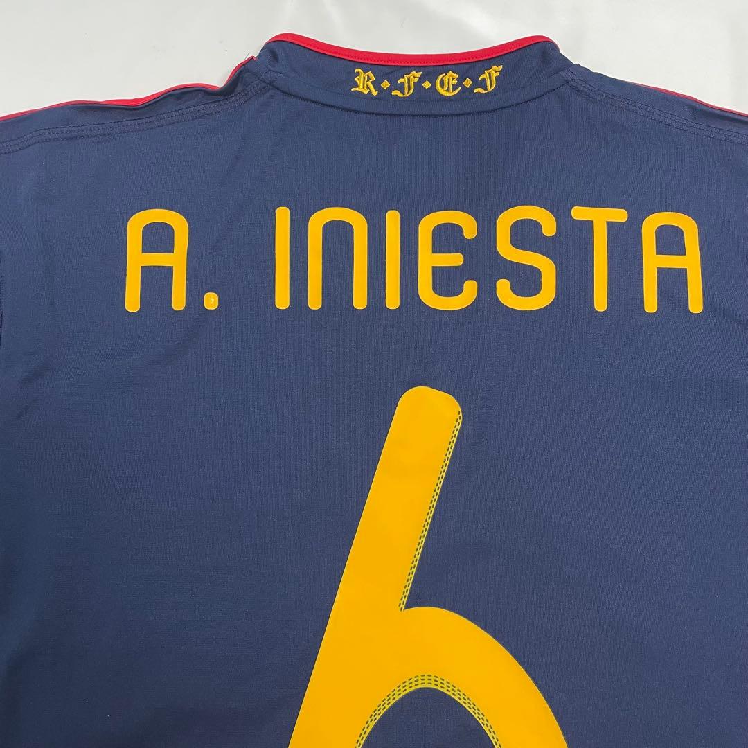 adidas スペイン代表 2010W杯 決勝 アウェイユニホーム イニエスタ