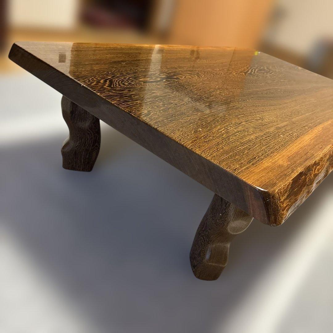 柿の木　一枚板　座卓