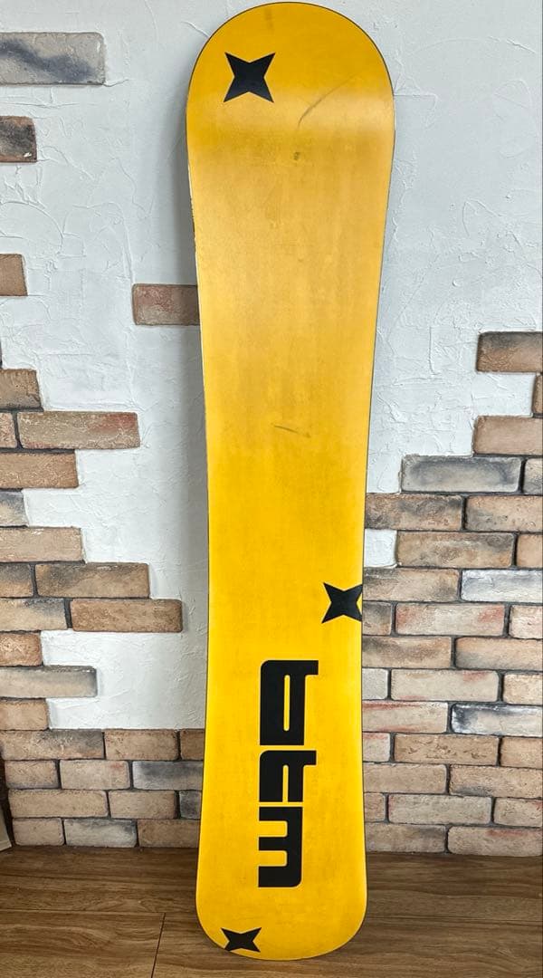 BTM スノーボード 板 158cm ブラック シンプルデザイン