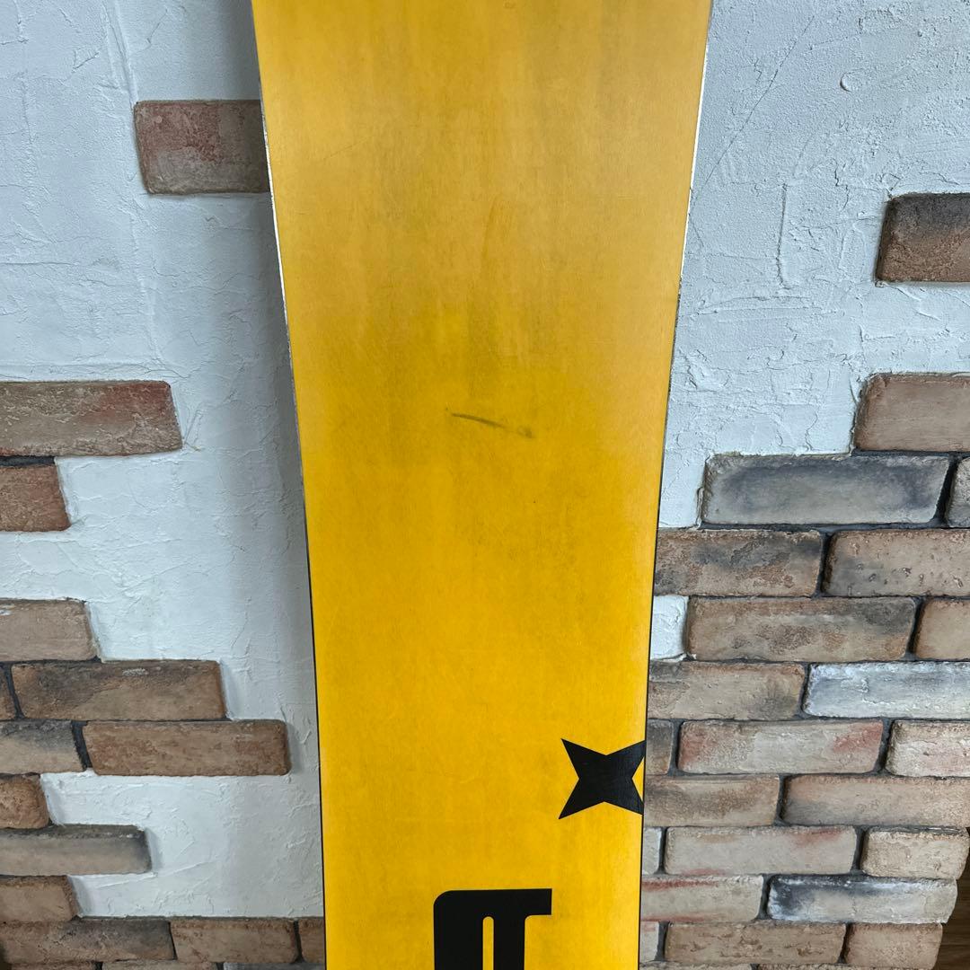 BTM スノーボード 板 158cm ブラック シンプルデザイン