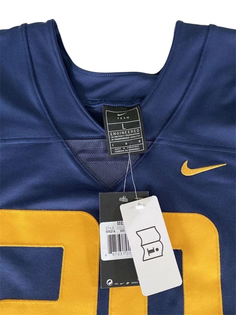 【L】NIKE アメフト ジャージ/メッシュ メタリックネイビー Lサイズ 練習