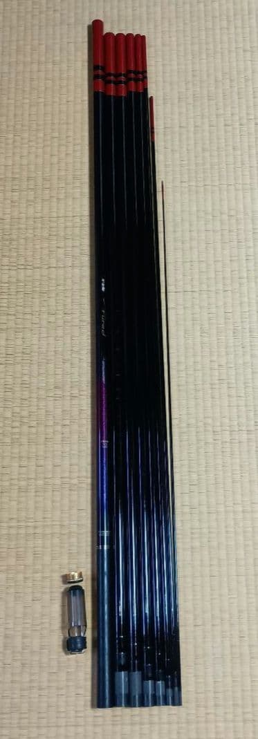 Gamakatsu Pured がま鮎 引抜早瀬90 渓流 鮎竿 袋付