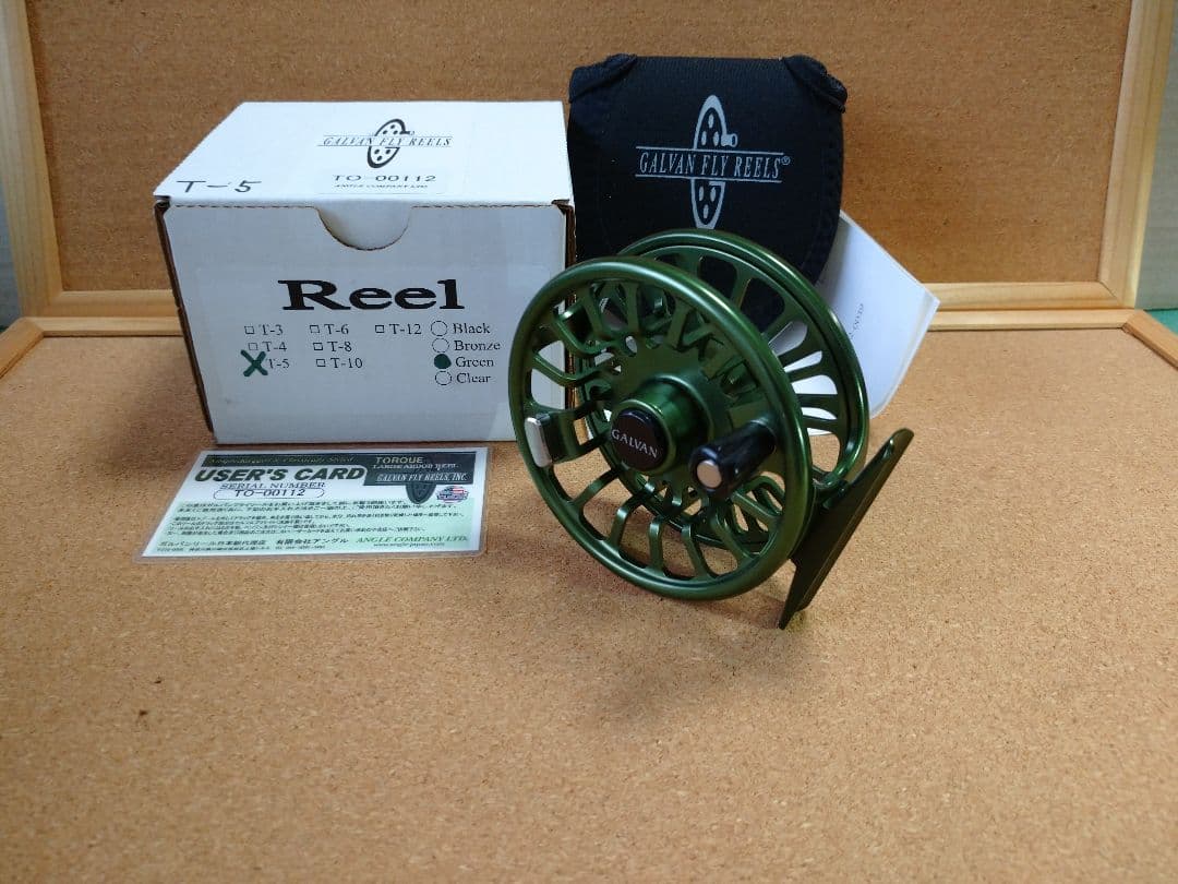 ガルバン フライリール トルクシリーズ グリーン T－５ ラージアーバー 新品