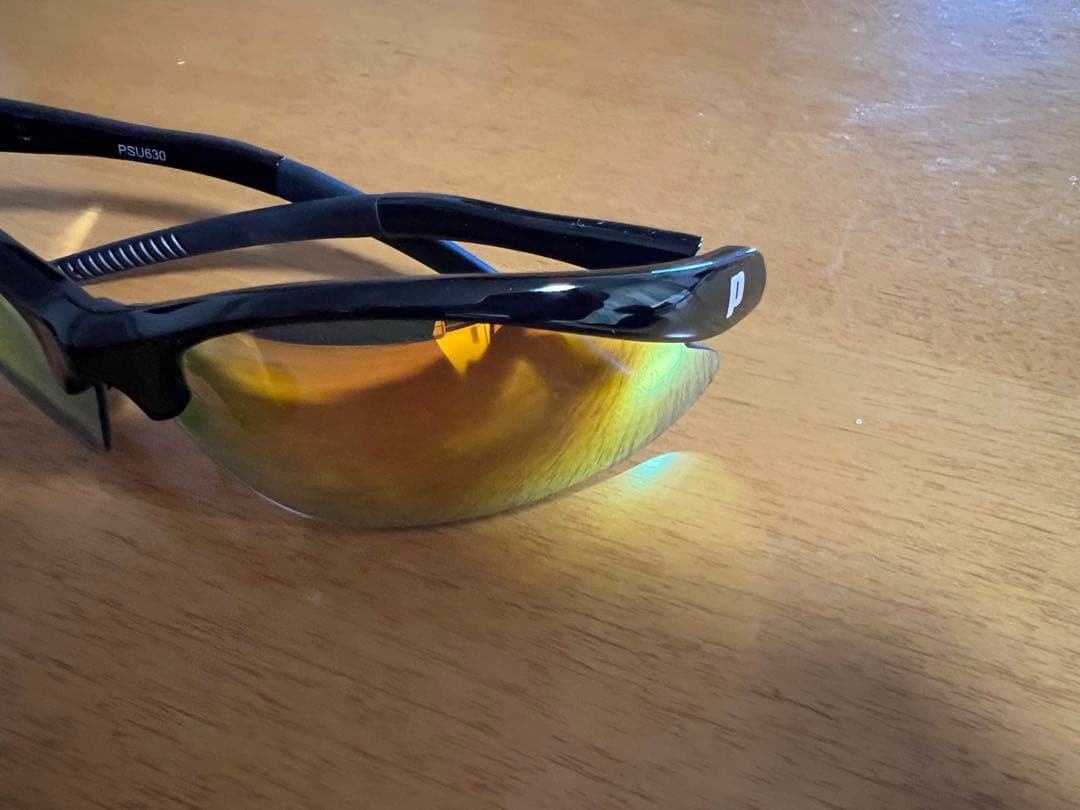 Tax　プリンステニスミラー偏光サングラス PSU630セミハードケース付