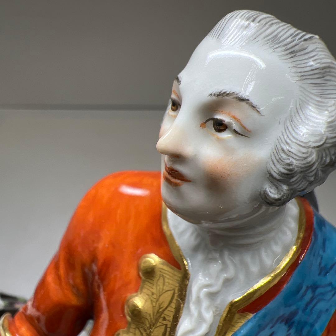 マイセン　フィギュリン　アウグストⅢ世とマリア　東Y8-0130☆2Fトトコニ