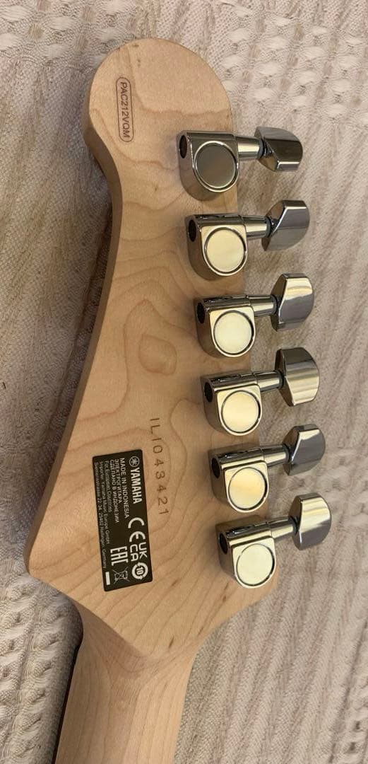 購入から3週間YAMAHA PAC212VQM CMBパシフィカ美品＋スタンド付