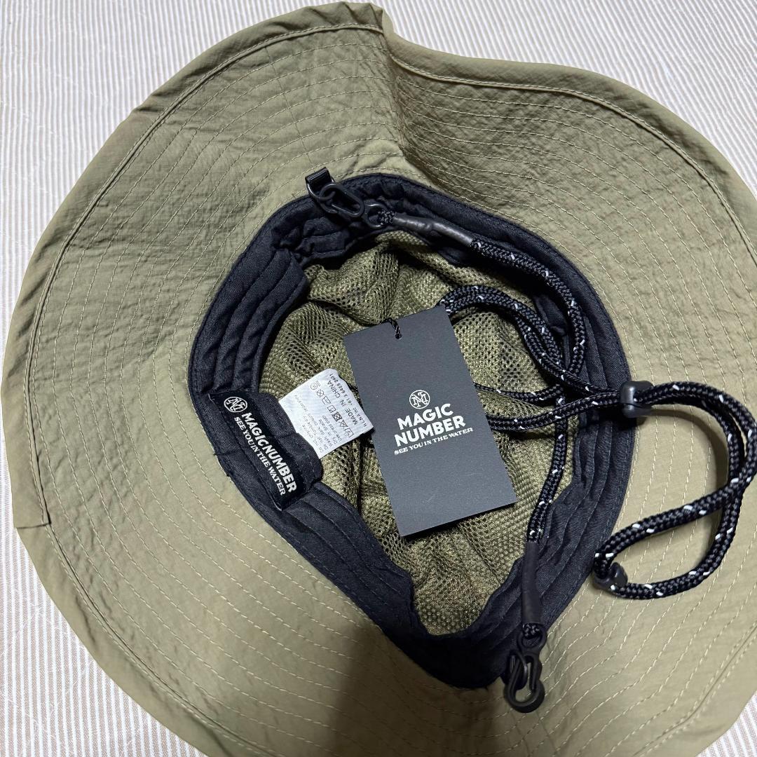 MAGIC NUMBER × BEAMS GOLF サファリハット オリーブ