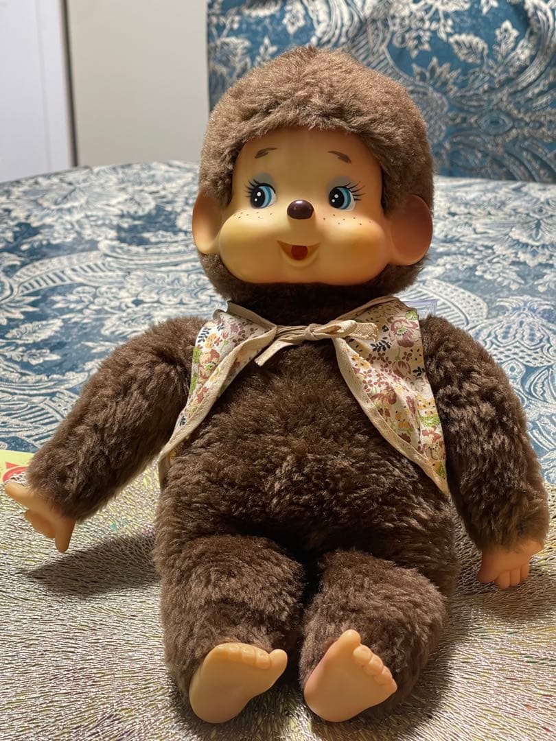 ぬいぐるみ VINTAGE MONCHICHI BLUE EYES
