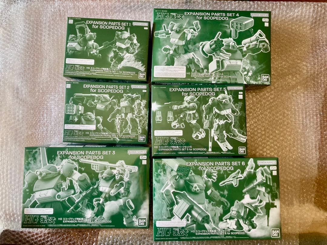 【HG】バンダイ 装甲騎兵ボトムズ プラモデル9種セット【未組立】