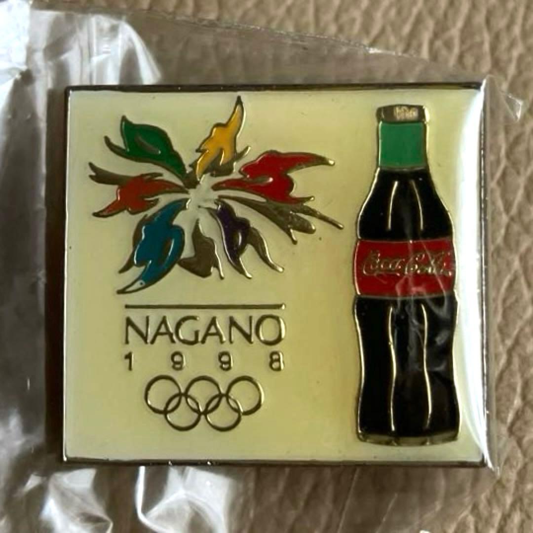 【未開封】1998年長野オリンピック冬季大会 コカコーラ ピンバッジ 5個セット