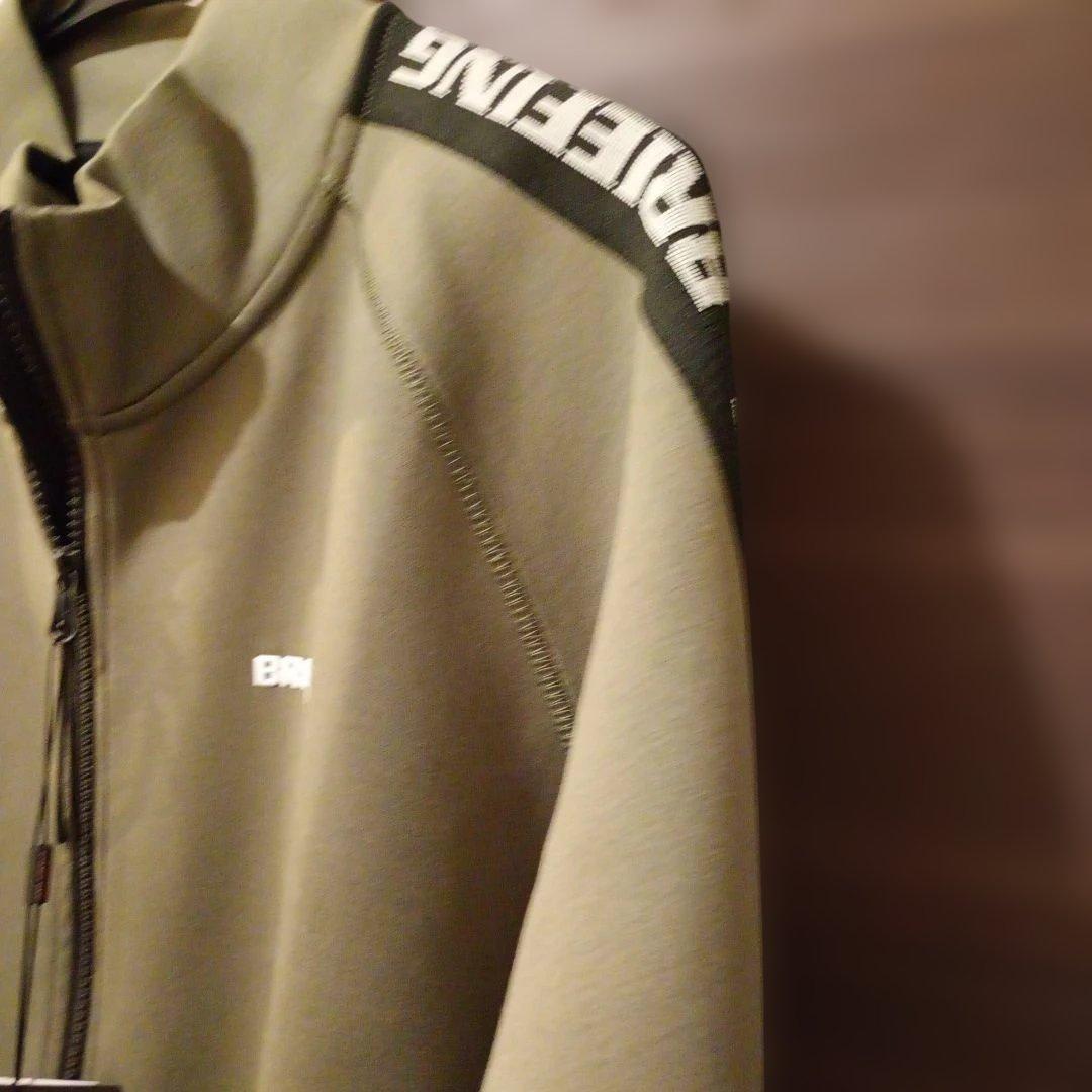 未使用！BRIEFING ゴルフジップアップジャケット オリーブサイズL