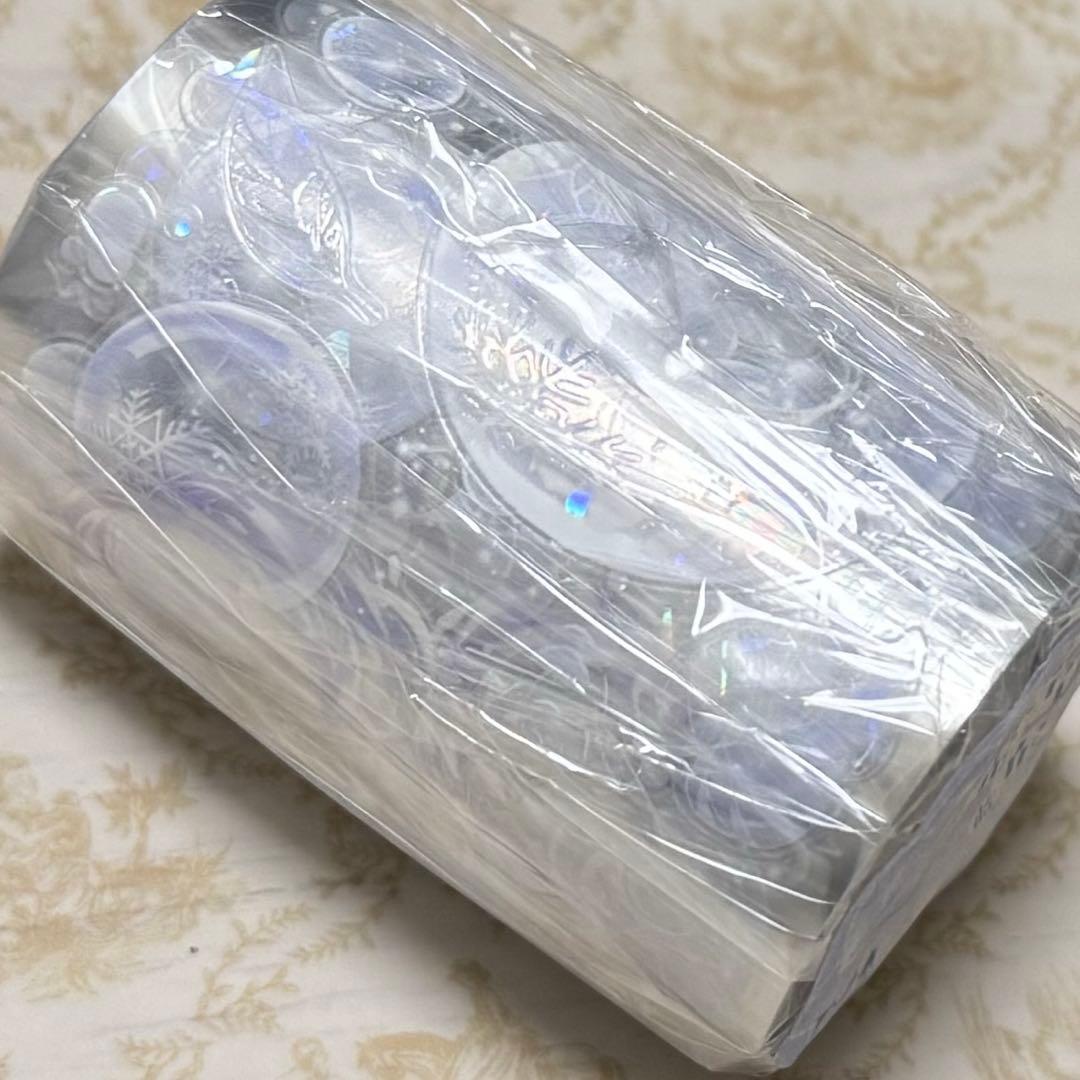 海外 PETテープ マスキングテープ しゃぼんだまと雪の結晶