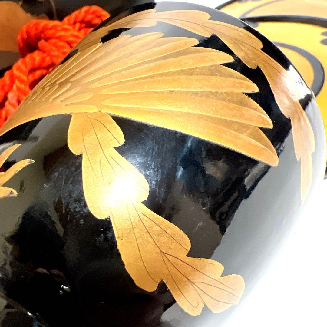 【蔵出し・希少】鼓　蒔絵　小鼓　胴　和楽器　漆塗り　伝統芸能　能 歌舞伎　鳳凰紋