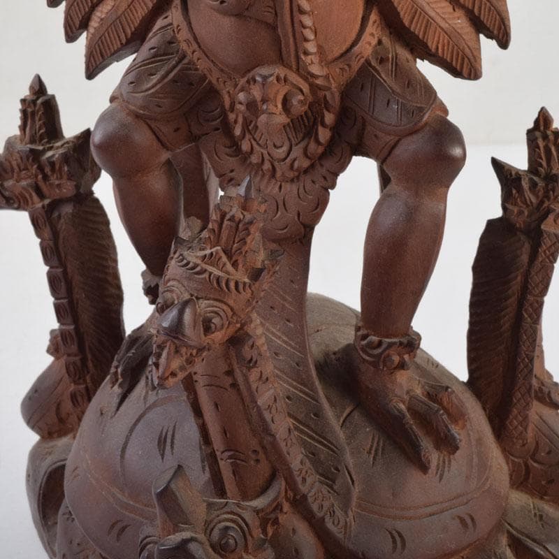 バリ島　インドネシア　木彫　ガルーダ像　置物　C　9116A