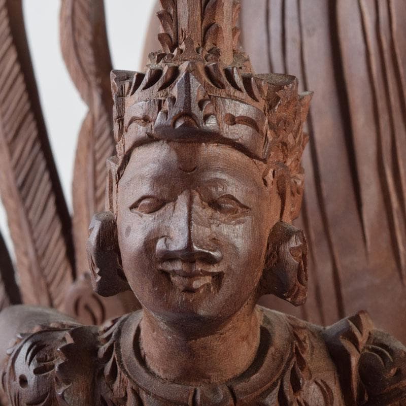 バリ島　インドネシア　木彫　ガルーダ像　置物　C　9116A