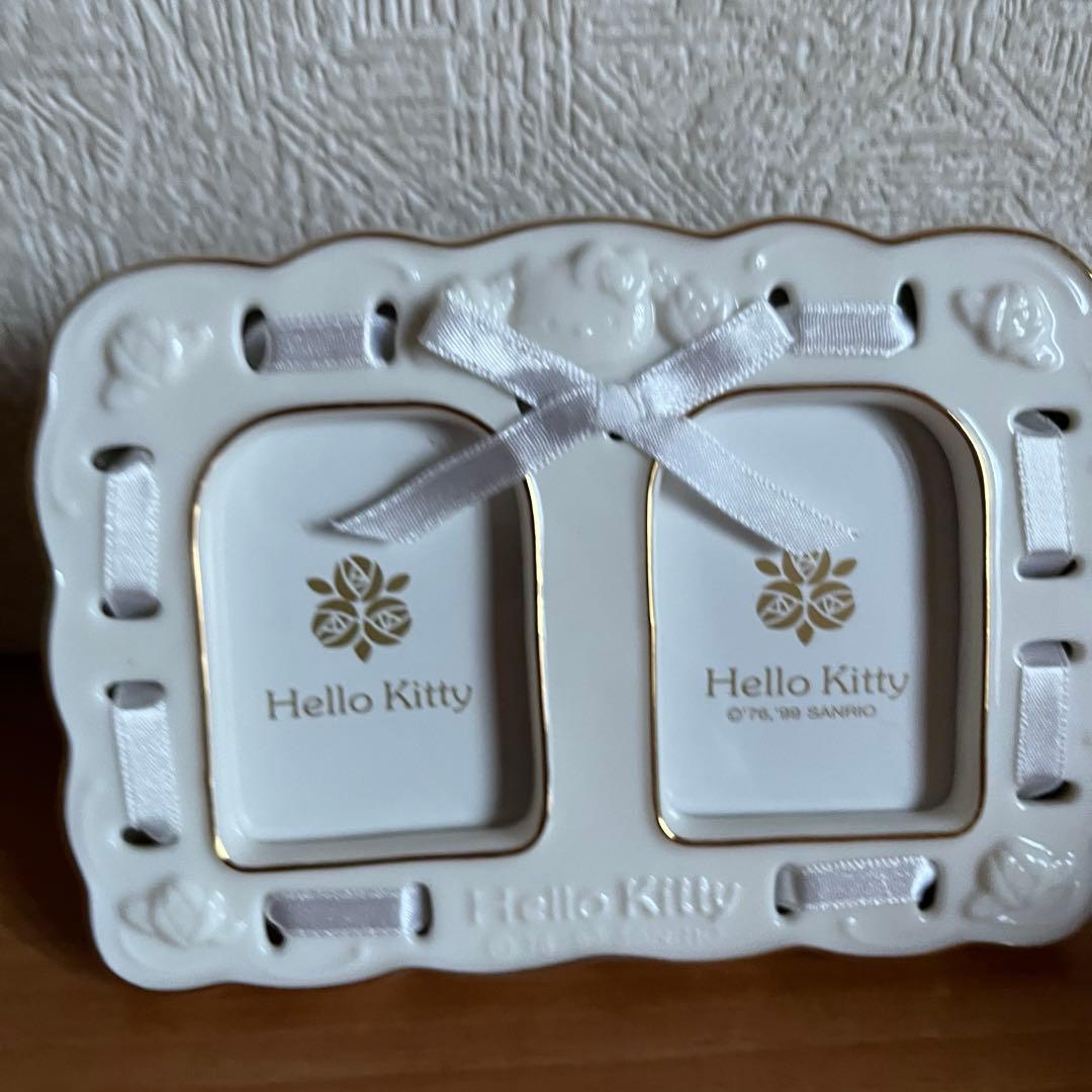ハローキティ　フォトフレーム　1999年製　陶器