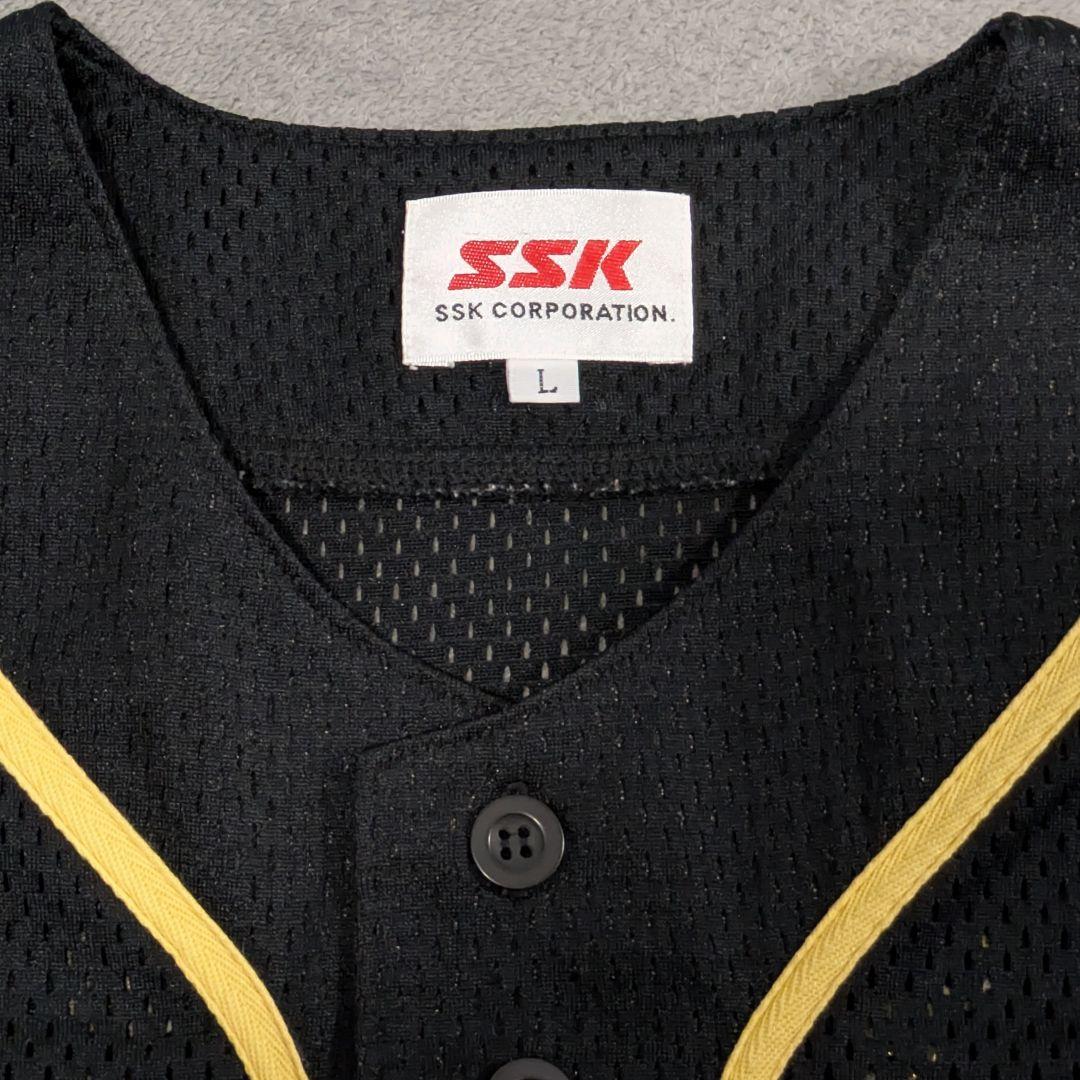 阪神タイガース 刺繍 ユニフォーム L ブラック