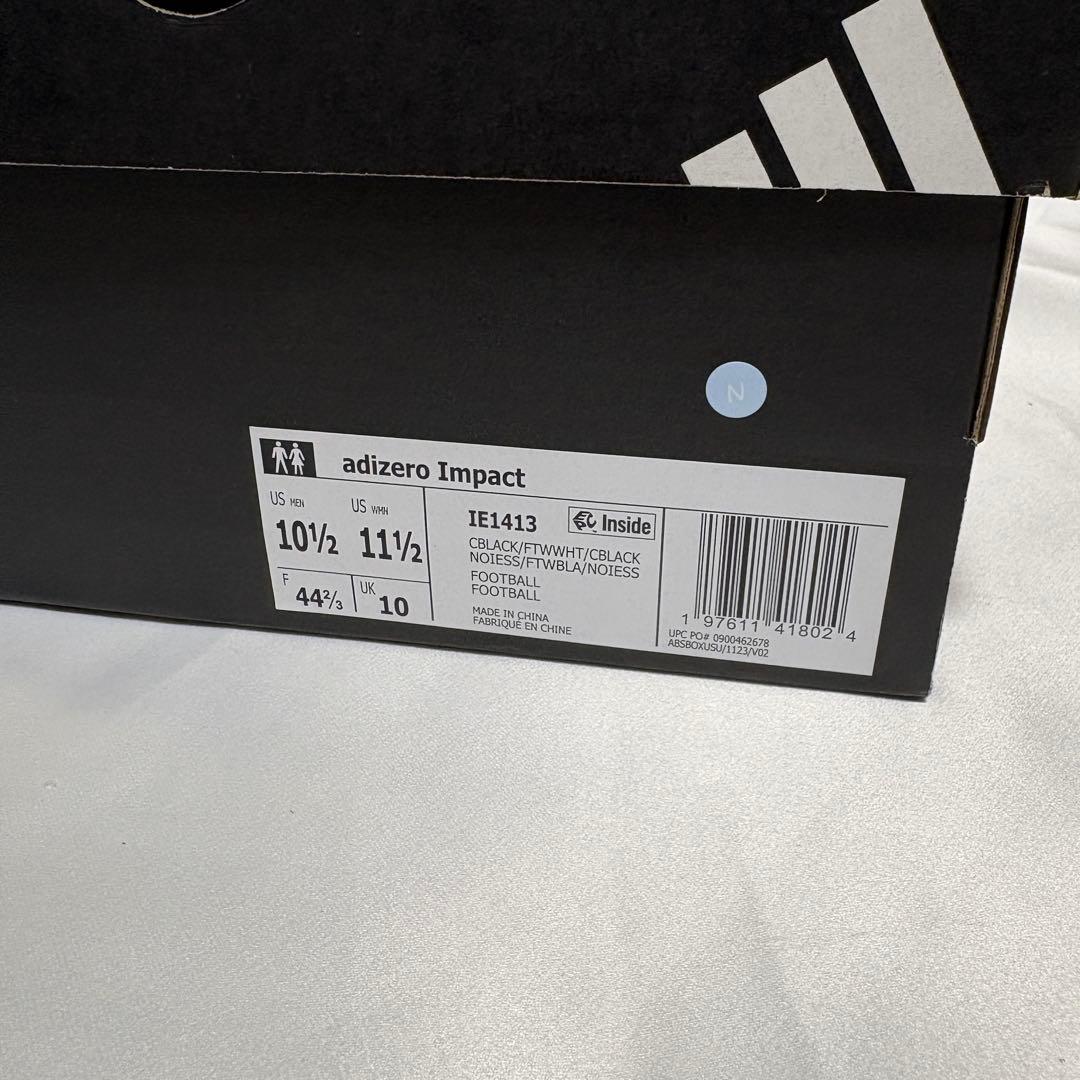 Adizero Impact Cleats　BLK/WHT　28.5㎝　N