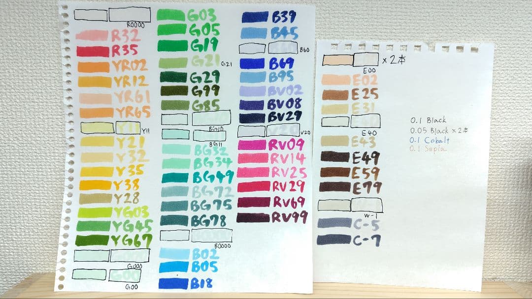 コピックチャオ・スケッチ・マルチライナー　合計70本セット