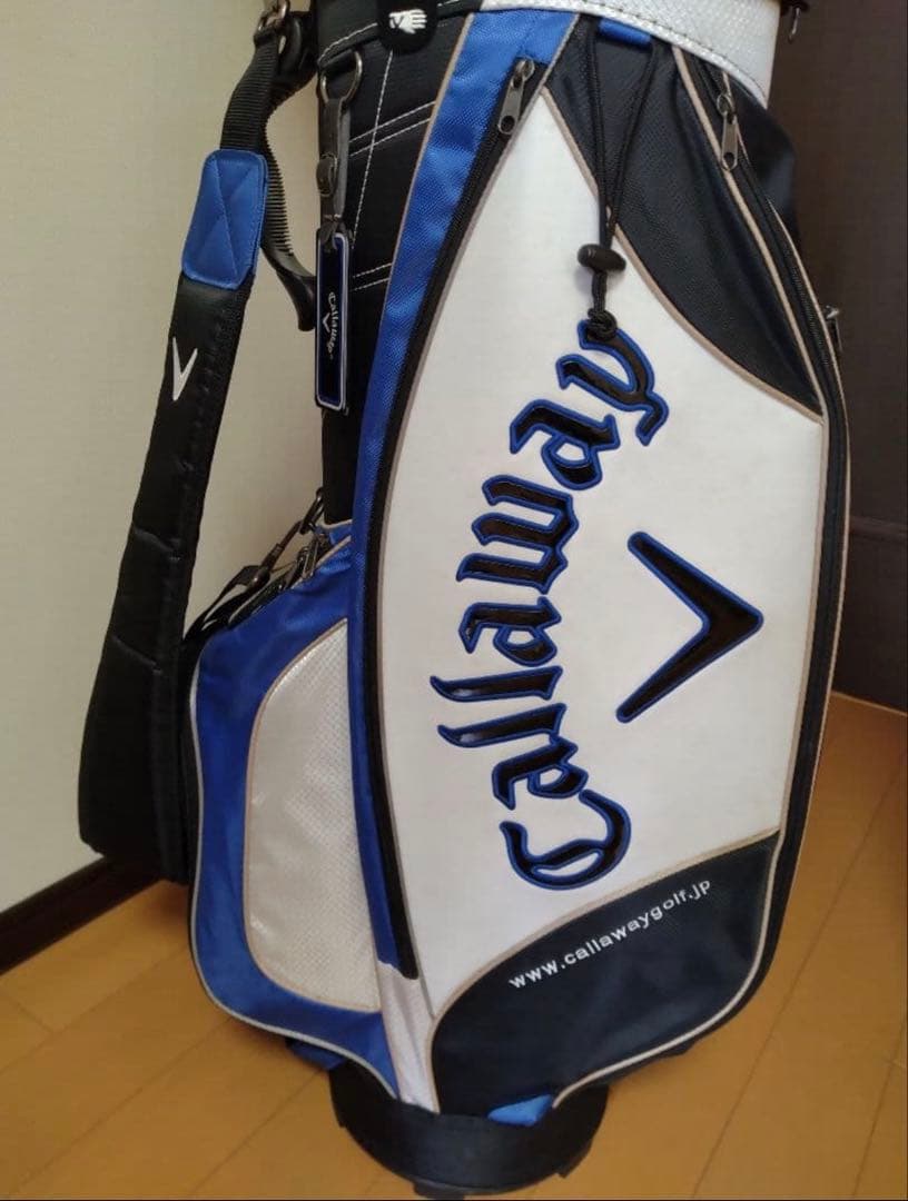 わ*郎様 Callaway キャディバッグ 白/黒/青