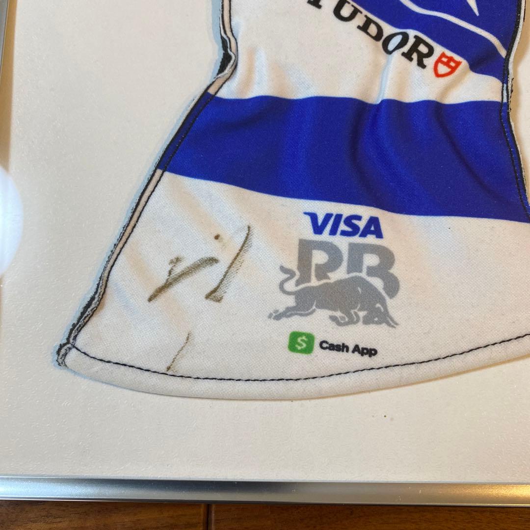 【直筆サイン】角田裕毅 2024年 レプリカレーシンググローブ ／ VCARB