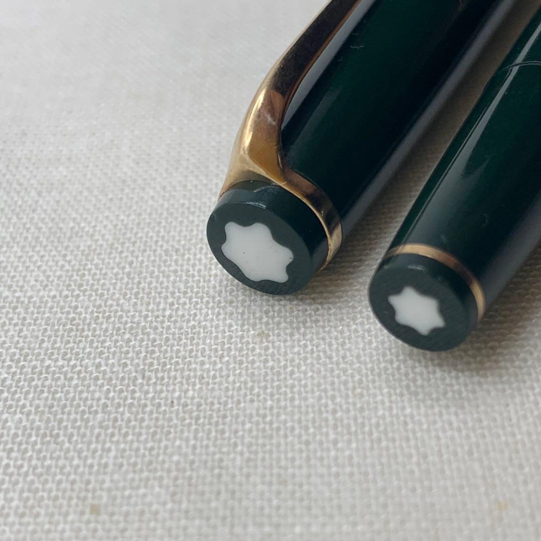 【希少緑軸】MontBlanc no.14 Green 18C F 万年筆　2桁