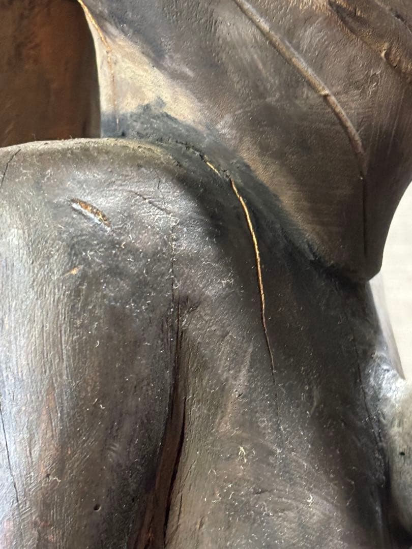 アフリカンアート62cm/人形アンティーク・骨董・レトロ・フィギュア・オブジェ