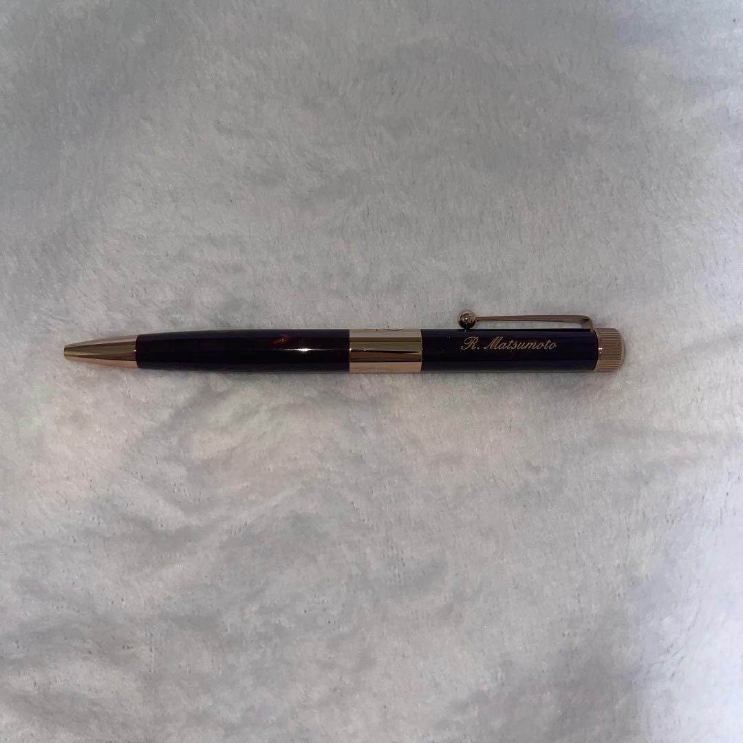 伊東屋 ＲＯＭＥＯ　Ｎｏ．３　ボールペン　細軸 深紫