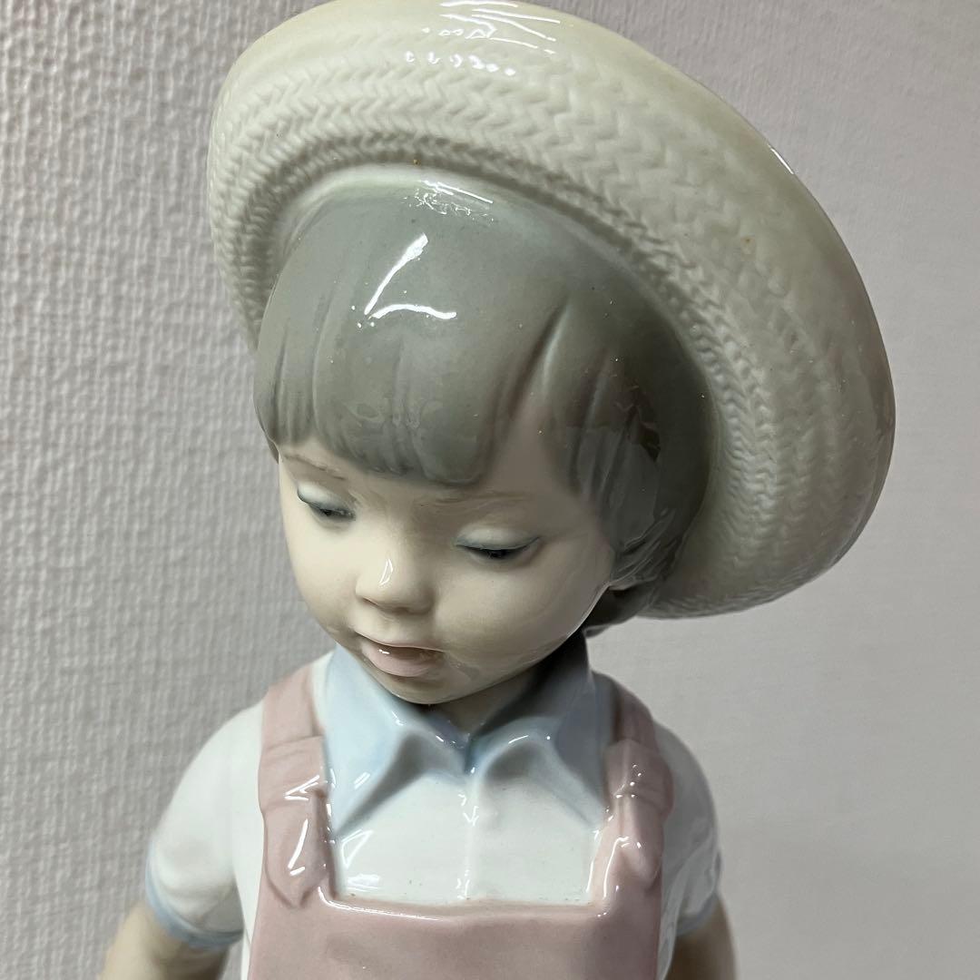 LLADRO リヤドロ 1283 花車を押す少女 箱付