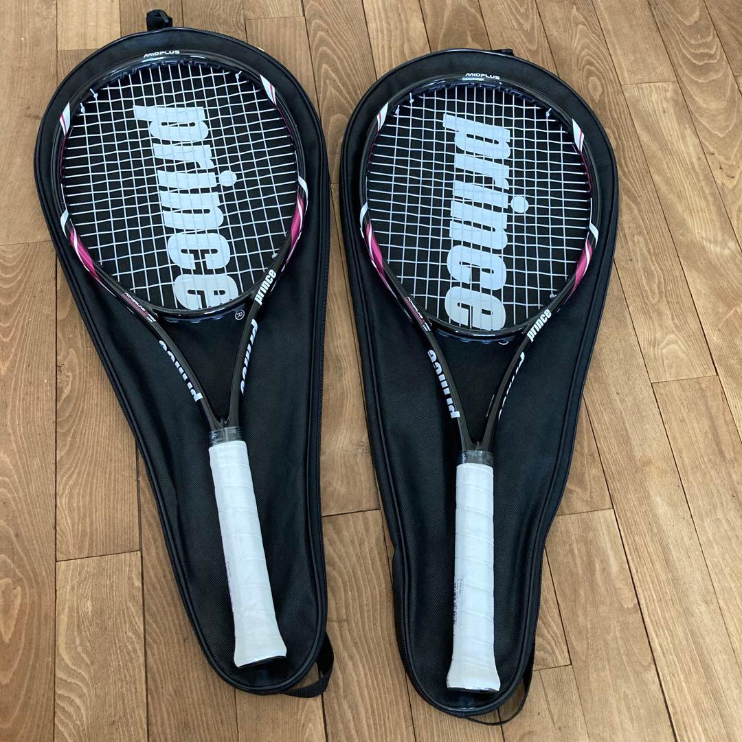 【新品】プリンステニスラケット2個とウィルソンのバックSET