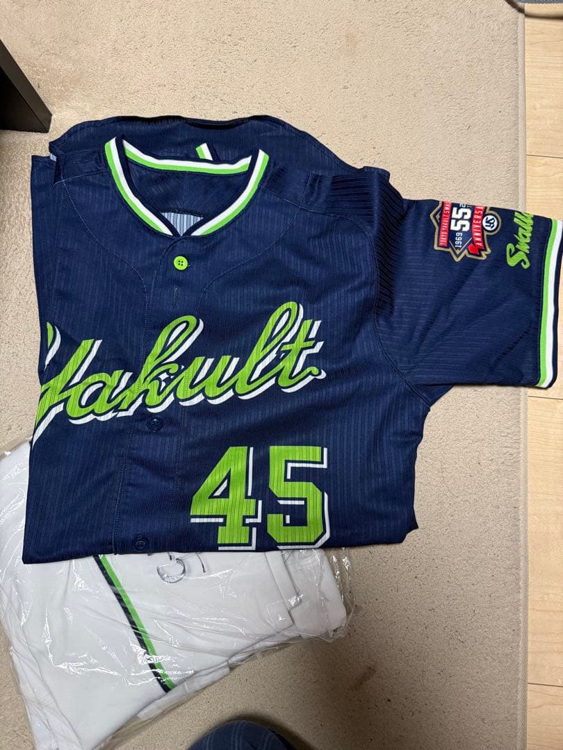 支給品　実使用　小澤 怜史　ヤクルト　上下セット　こざわ　プロコレ