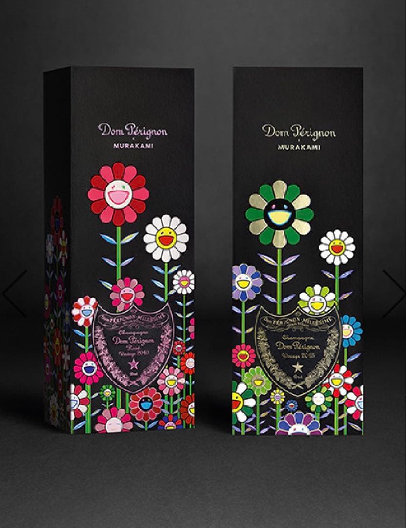 完全新品未開封　ドンペリニヨン村上隆限定2本セット（2015、ロゼ2010）