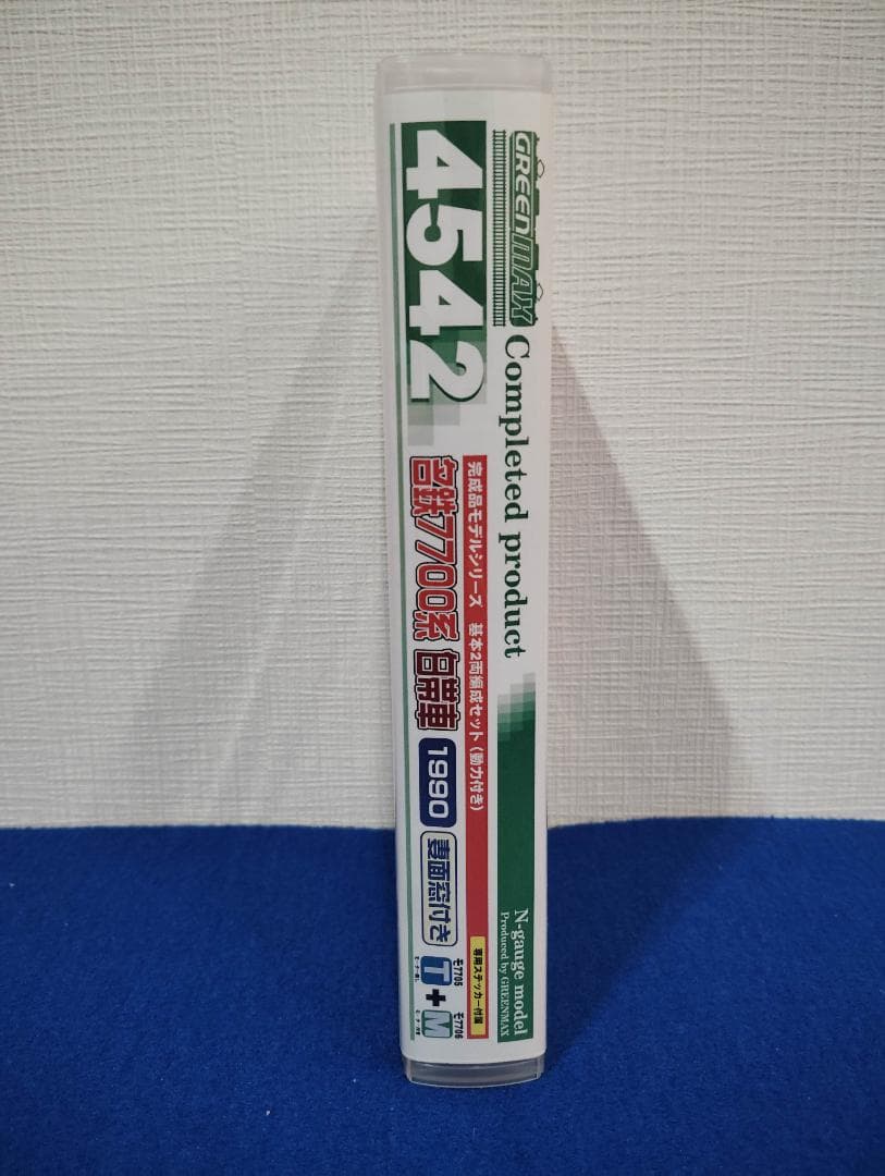 中古　グリーンマックス　1/150 名鉄7700系 白帯車　4542