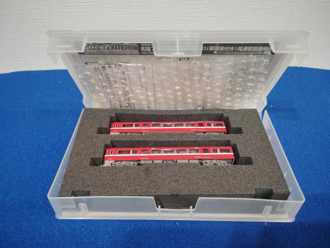 中古　グリーンマックス　1/150 名鉄7700系 白帯車　4542