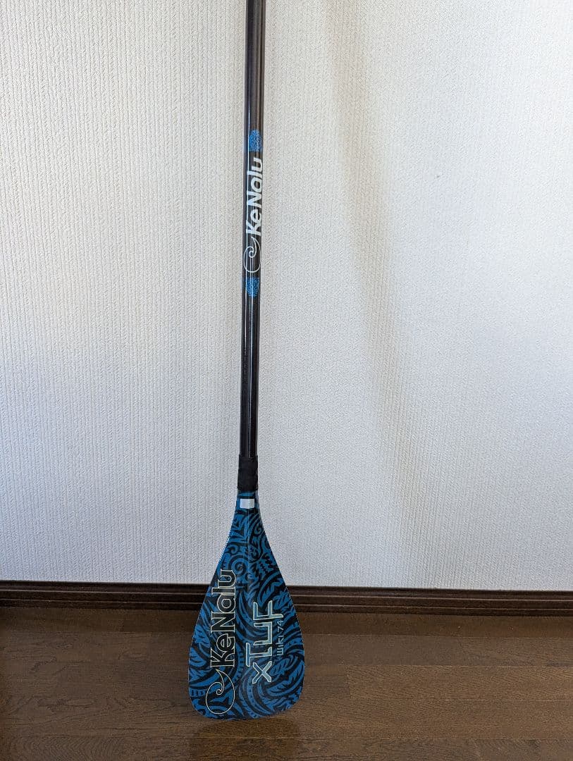 KeNalu XTuf wiki74 パドル カーボン製 青　アジャスタブル