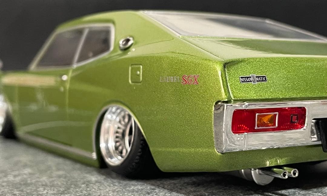 1/24 アシェット 国産名車 NISSAN ローレル SGX 改 カスタム