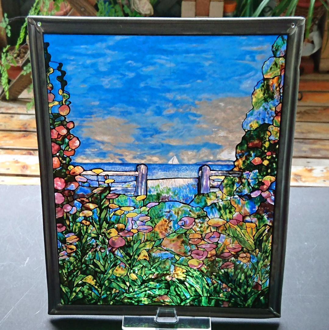 夏空ルイスCティファニー ステンドグラスSummer's Dayグラスマスターズ