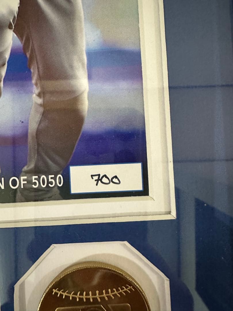 シリアルNo.700大谷翔平50/50達成記念グッズ ダブルフォトフレーム