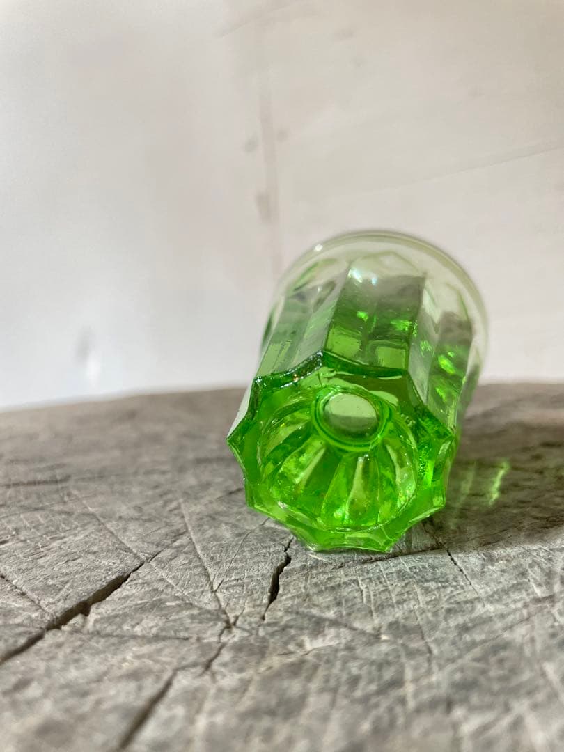 アイスクリーム コップ グラス ウラン 時代 アンティーク