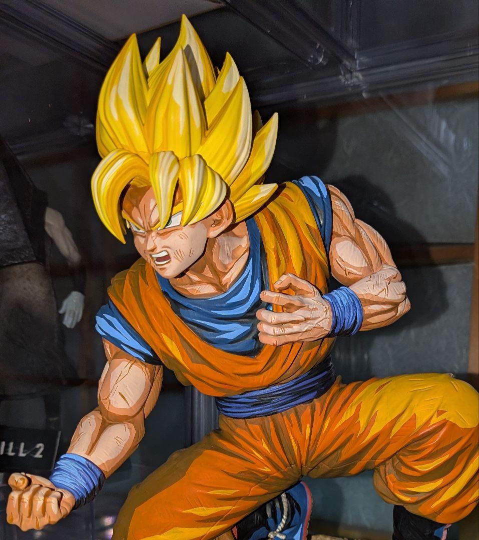 ドラゴンボール 孫悟空 リペイント 超サイヤ人 フィギュア ガレージキット