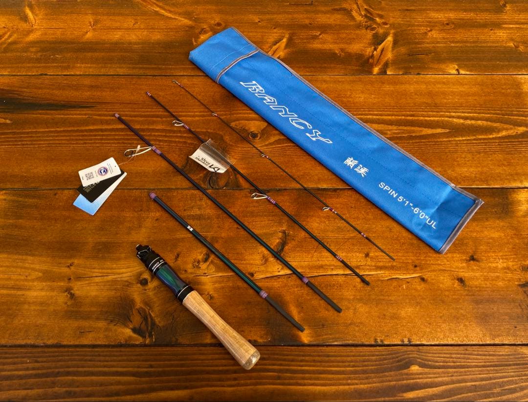 トラウトロッド　長さが変えられる　5ft2inch 6ft 渓流釣　パックロッド