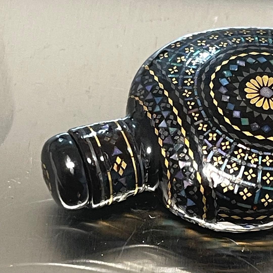 中国骨董　螺鈿鼻煙壺　漆　嗅ぎ煙草入れ　アンティーク